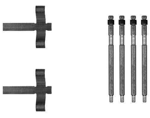 Remblok montagekit achter past: TESLA MODEL S, MODEL X Electric 09.12-
