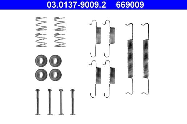 Accessory Kit, brake shoes