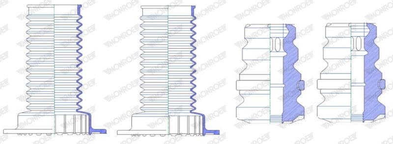 Dust Cover Kit, shock absorber