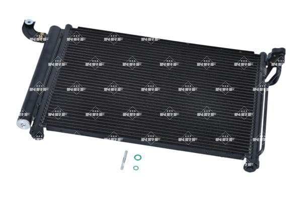 A/C condensator (met droger) past: KIA RIO II 1.5D 03.05-12.11