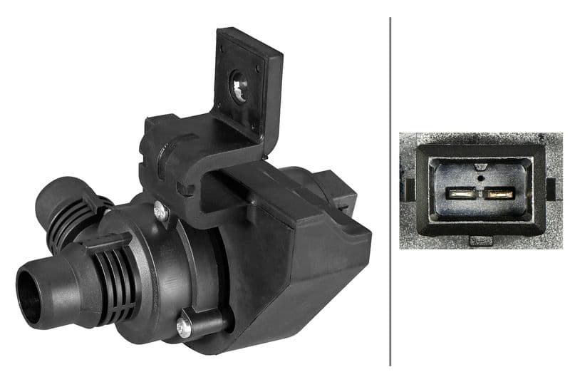 Extra waterpomp (werkingsmodus elektrisch) past: BMW 5 (E60), 5 (E61), 6 (E63), 6 (E64) 2.0-4.8 12.01-12.10