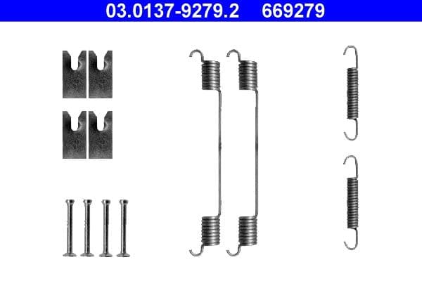 Accessory Kit, brake shoes