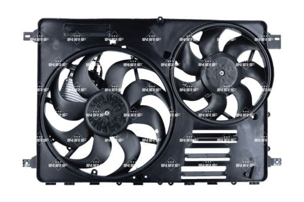 Radiatorventilator (met huisvesting) past: VOLVO S60 II, S80 II, V60 I, V60 II, V70 II, V70 III, XC60 I, XC60 II, XC70 II 2.0-4.4 05.05-12.21