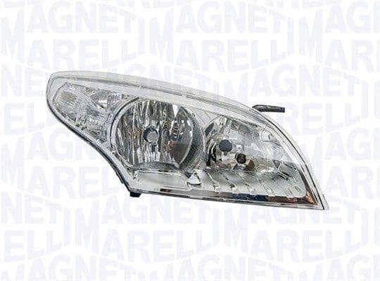 Koplamp Links (H7/H7/P21W/W5W, elektrisch, met motor, kleur invoegen: verchroomd) past: RENAULT MEGANE III Ph I 11.08-04.12