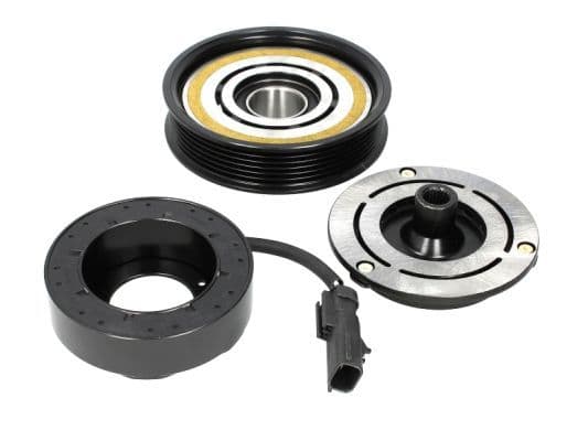 Airco compressor koppeling compleet (DENSO 6PK 119mm) past: CHEVROLET CAPTIVA  CHRYSLER VOYAGER IV  JEEP CHEROKEE  OPEL ANTARA A 2.0D/2.5D/2.8D 02.00-