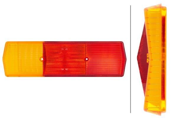 Rear lamp element Links/Rechts (met indicator, met stoplicht, parkeerlicht, met plaatverlichting, geen reflector) past: VOLVO N7 01.73-09.80