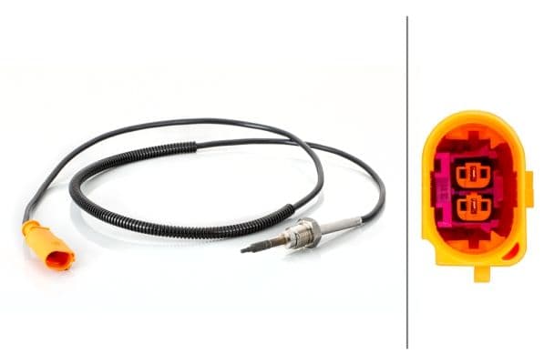 Uitlaatgastemperatuursensor (Na DPF) past: VW CALIFORNIA T5 CAMPER, MULTIVAN T5, TRANSPORTER T5 1.9D 01.06-11.09