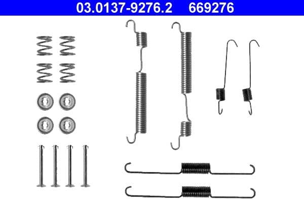 Accessory Kit, brake shoes