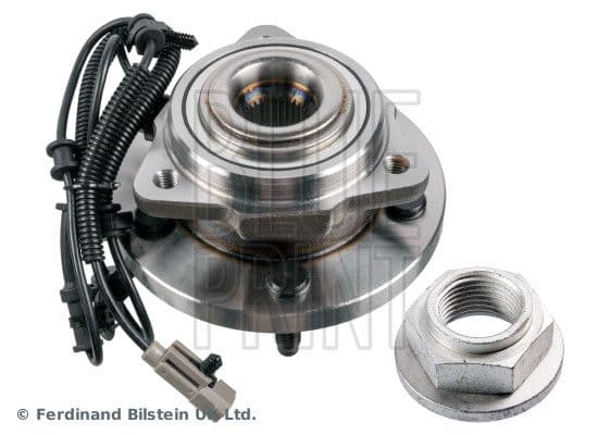 Wiellagerset met naaf Voor Links/Rechts (met hub) (33x100x52) past: JEEP COMMANDER, GRAND CHEROKEE II, GRAND CHEROKEE III 3.0D-6.1 04.99-10.11