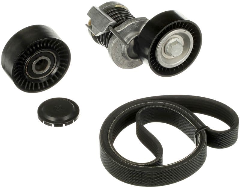 Multi-V-riemset met spanner past: VW AMAROK, CALIFORNIA T5 CAMPER, CALIFORNIA T6 CAMPER, MULTIVAN T5, MULTIVAN T6, TRANSPORTER T5, TRANSPORTER T6, TRANSPORTER T6 / CARAVELLE T6 2.0D 09.09-