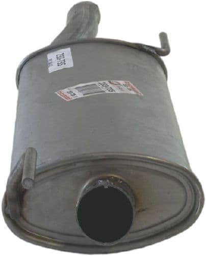 Uitlaatsysteem achterste geluiddemper past: VW GOLF III, GOLF IV 1.6-2.0 08.91-06.02