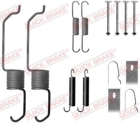 Accessory Kit, brake shoes