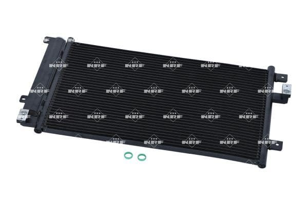 A/C condensator (met droger) past: FIAT MULTIPLA 1.9D 04.99-06.10