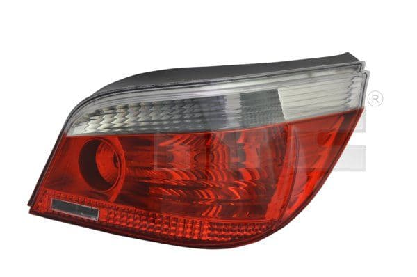 Achterlicht Rechts (P21W/W16W, kleur indicator wit, kleur van het glas red) past: BMW 5 E60, E61 Saloon 07.03-02.07