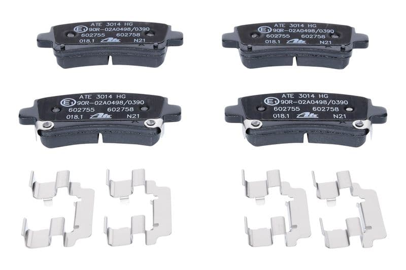 Remblokken set Achter (met extra's), past: CHEVROLET MALIBU  OPEL INSIGNIA A, INSIGNIA A COUNTRY  SAAB 9-5 1.4-2.8 07.08-