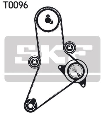 Timing belt set