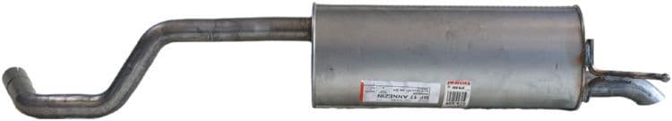 Uitlaatsysteem achterste geluiddemper past: SKODA RAPID 1.0 06.17-12.19