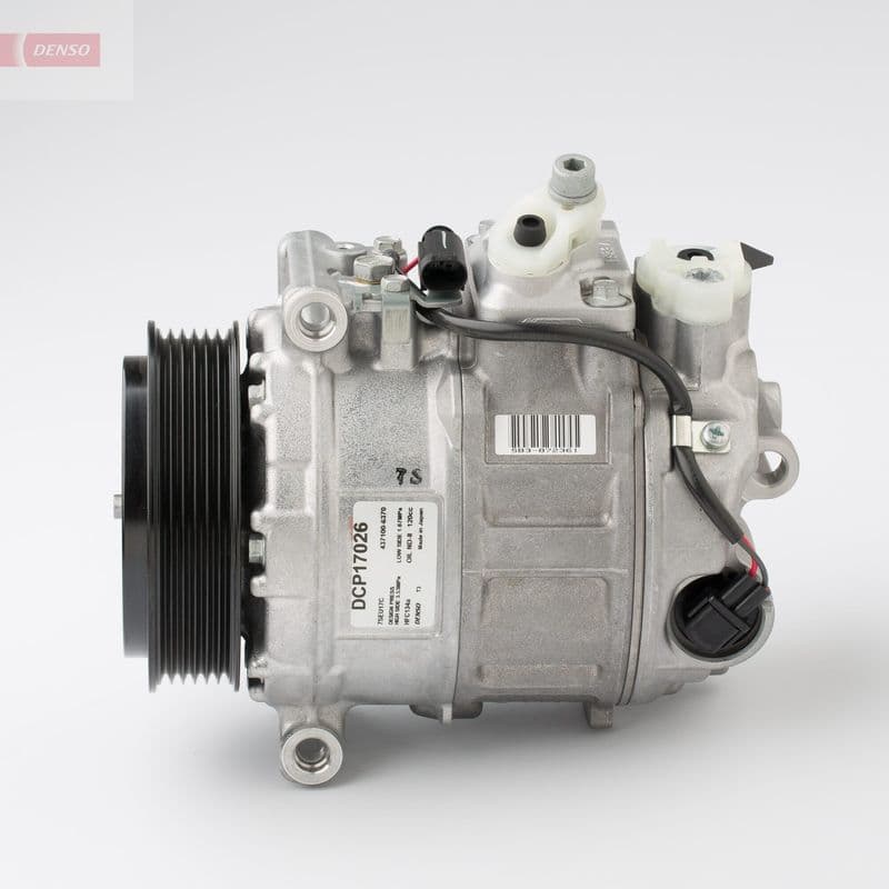 Airconditioning compressor past: MERCEDES C (CL203), C T-MODEL (S203), C T-MODEL (S204), C (W203), C (W204), CLK (A209), CLK (C209), CLS (C219), E T-MODEL (S211), E (VF211), E (W211) 2.0-5.8 03.99-