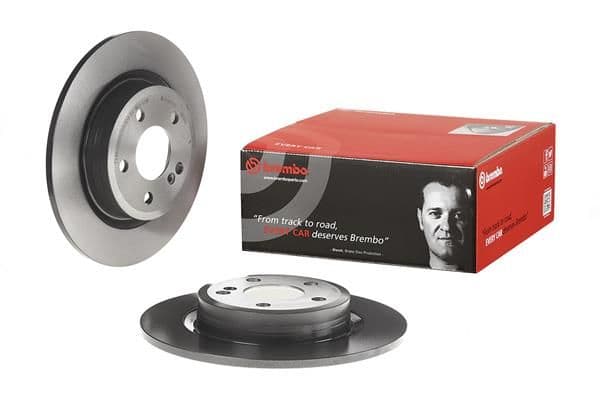 Brake disc Achter Links/Rechts past: MERCEDES A (W176), B SPORTS TOURER (W246, W242), CLA (C117), CLA SHOOTING BRAKE (X117), GLA (X156) 1.5D-Electric 11.11-12.19