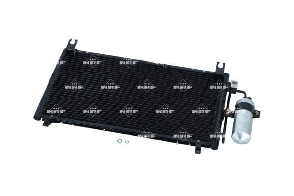 A/C condensator (met droger) past: ISUZU D-MAX I 2.5D/3.0D 10.06-06.12