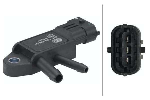 Uitlaatgassen druksensor (aantal pinnen: 3) past: VOLVO C30, C70 II, S40 II, S60 II, S80 II, V40, V50, V60 I, V70 III, XC60 I, XC70 II 2.0D/2.4D/2.4DH 03.06-07.18