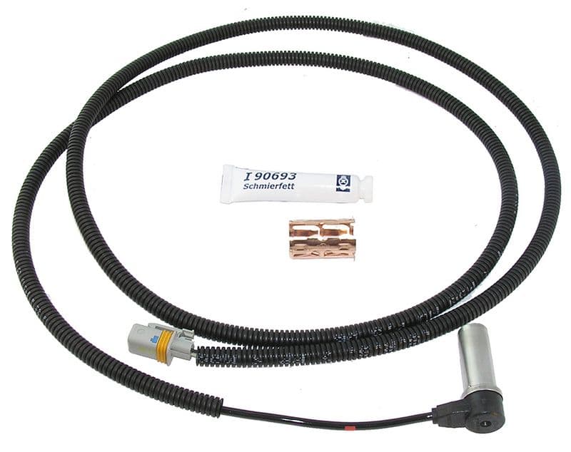 ABS-sensor Achter/Voor Rechts (hoekig, 2150mm, 2pin) past: MAN TGS I, TGX I