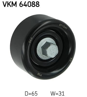 Meervoudige V-snaar spanrol past: HYUNDAI I20 ACTIVE, I20 II, I30  KIA CEE'D, PRO CEE'D 1.4/1.4LPG 12.11-