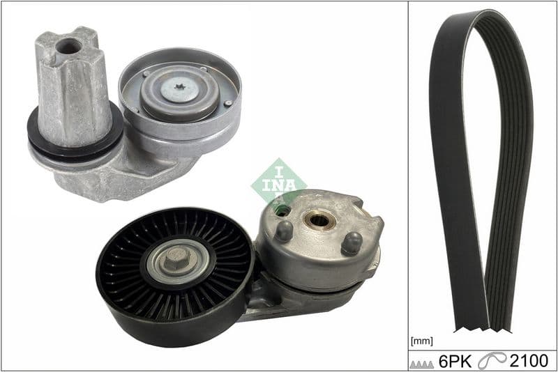 Multi-V-riemset met spanner past: LAND ROVER DISCOVERY III, DISCOVERY IV, RANGE ROVER SPORT I 2.7D/3.0D 07.04-12.18