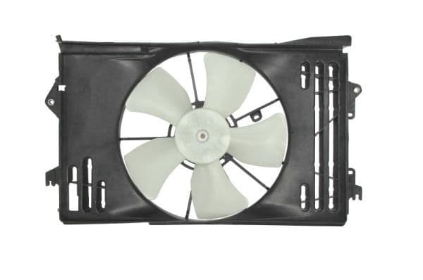 Radiatorventilator Rechts (met huisvesting) past: TOYOTA COROLLA, COROLLA VERSO 1.4/1.6/1.8 01.01-03.09