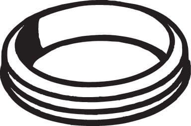 Uitlaatsysteem pakking/afdichting past: AUDI 100 C4, 80 B3, 80 B4, 90 B3, A6 C4, CABRIOLET B3, COUPE B3 1.6-2.8 06.86-08.00