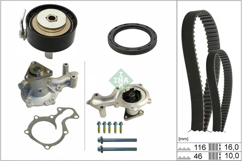 Water Pump & Timing Belt Kit