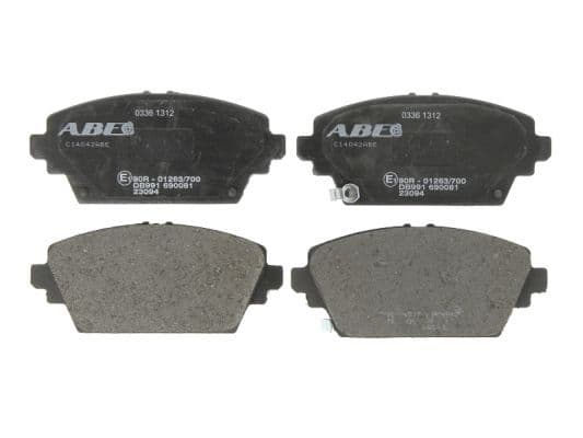 Remblokken set Voor , past: HONDA ACCORD VI  MG ZR, ZS  NISSAN ALMERA TINO, PRIMERA 1.6-2.5 03.97-
