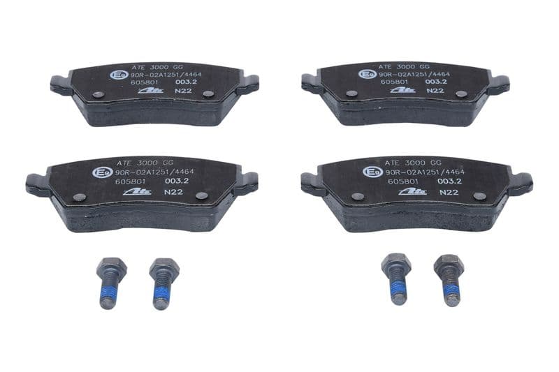 Remblokken set Voor (met remklauw geleidingsbouten), past: DACIA DOKKER, DUSTER, LODGY, LOGAN, LOGAN EXPRESS, LOGAN MCV  NISSAN BLUEBIRD SYLPHY II, MICRA C+C III, MICRA III 0.9-Electric 03.02-