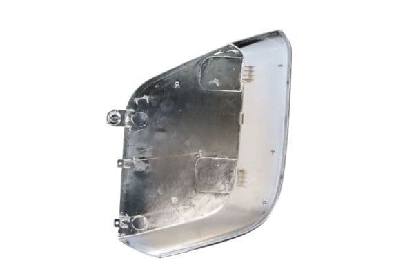 Behuizing/afdekking van zijspiegel Rechts (254x92x184mm, verchroomd) past: MERCEDES ACTROS MP4 / MP5 07.11-