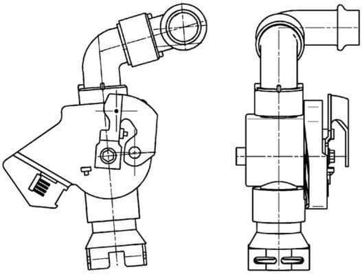 Verwarmingsventiel past: MAN TGA, TGL I, TGM I D0834LFL40-D2876LF25 04.00-