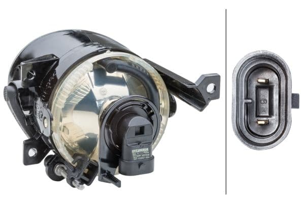 Mistlamp Voor Rechts (HB4) past: VW CADDY III, CC, EOS, GOLF V PLUS, POLO V 6R, TIGUAN I, TOURAN I 03.04-12.16