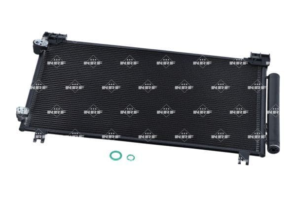 A/C condensator (met droger) past: TOYOTA YARIS 1.5/1.8 03.17-06.20