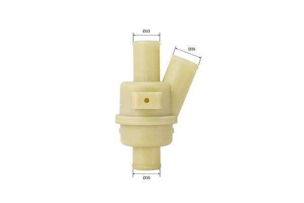 Thermostaat koelsysteem (82°C, in huisvesting) past: HONDA ACCORD V, ACCORD VI, CIVIC VI  LAND ROVER DEFENDER, DISCOVERY II, FREELANDER I  MG ZR, ZS  ROVER 200 II, 25 I, 400 II 1.8-2.5D 05.94-02.16