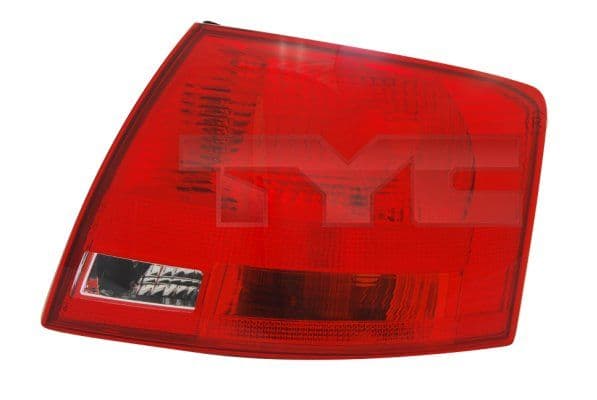 Achterlicht Links (extern, kleur indicator oranje, kleur van het glas red) past: AUDI A4 B7 Stationwagon 11.04-06.08