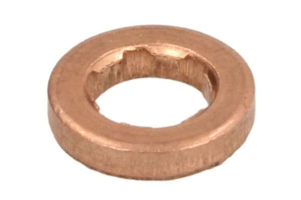 Injector sluitring SIEMENS  VDO (VW-groep, binnendiameter 7,7mm, buitendiameter 12,6mm, dikte 2,5mm) past: AUDI A1, A3, A4 B7, A4 B8, A6 C6  OPEL COMBO TOUR  SEAT ALTEA 1.6D-3.0D 07.04-09.20