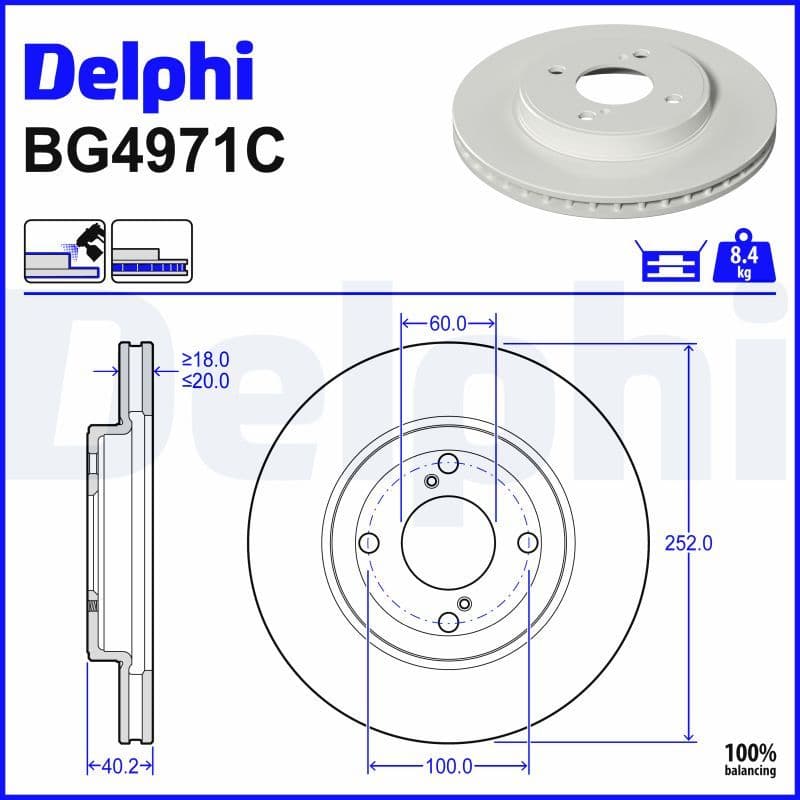 Remschijf set (2 stuks) Voor Links/Rechts past: SUZUKI BALENO, SWIFT IV, SWIFT V, SWIFT VI 1.0-1.2H 10.10-