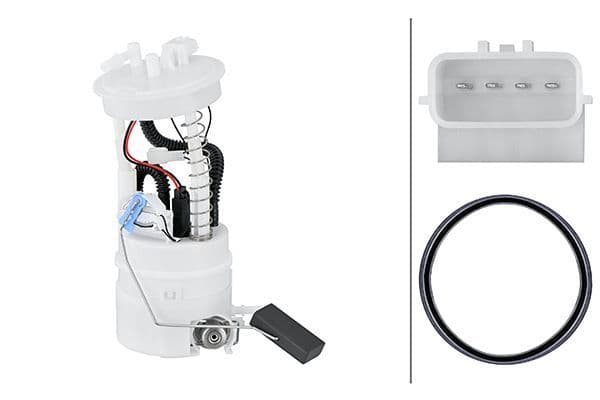 Elektrische brandstofpomp (module) past: NISSAN QASHQAI +2, QASHQAI I 1.6/1.6LPG/2.0 02.07-07.14