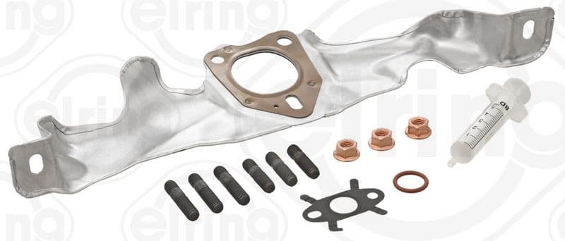 Turbocompressor montageset (met pakkingen) past: DACIA DOKKER, DUSTER, LODGY, LOGAN II, LOGAN MCV II, SANDERO II  NISSAN JUKE, MICRA V, NOTE, NV200, NV200 / EVALIA, QASHQAI II 1.5D/1.5DH 06.08-