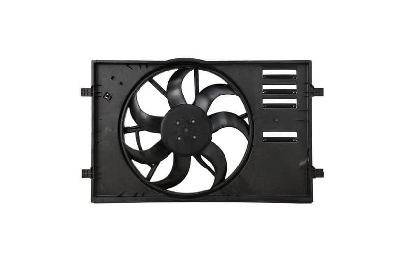 Radiatorventilator (met huisvesting) past: AUDI A3, Q2  SEAT ALTEA, ALTEA XL, ATECA, LEON, LEON SC, LEON ST, TOLEDO III  SKODA FABIA III, KODIAQ I, OCTAVIA II, OCTAVIA III, SUPERB II 1.0-2.0D 11.99-