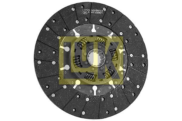 Koppelingsplaat/plaat biologisch (327mm volledig profiel) past: JOHN DEERE 3310, 3310 A, 3310 X  RENAULT 330, 330 X, 335, 335 X