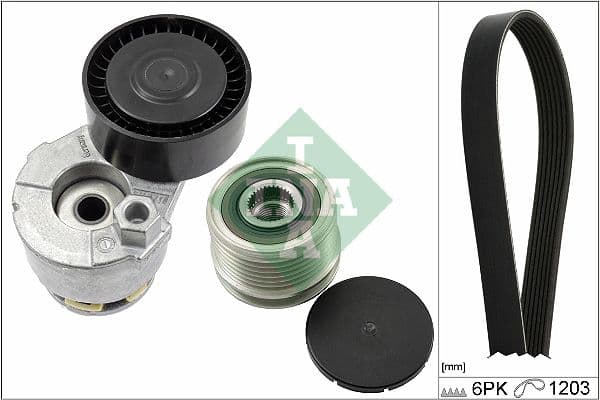 V-snaren set (met rollen) past: DACIA DOKKER, DOKKER EXPRESS/MINIVAN, DUSTER, DUSTER/SUV, LODGY, LOGAN, LOGAN EXPRESS, LOGAN II, LOGAN MCV, LOGAN MCV II, SANDERO, SANDERO II 1.4-1.6ALK 06.01-