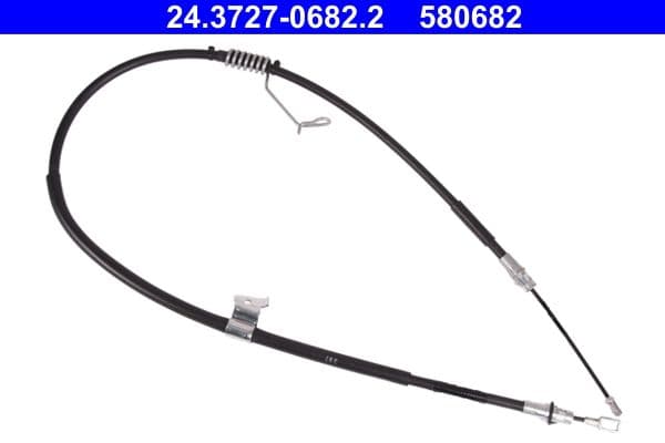 Handremkabel Achter Links (1376mm/1163mm) past: FORD TOURNEO CUSTOM V362, TRANSIT CUSTOM V362 2.0D/2.2D 09.12-12.23