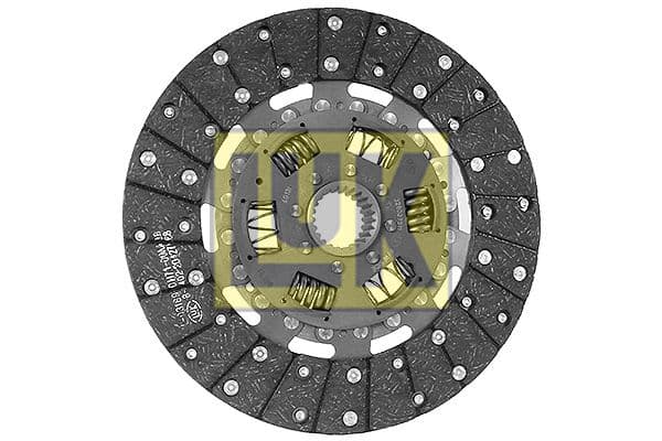 Koppelingsplaat/plaat biologisch (280mm volledig profiel) past: DEUTZ FAHR 60 F, 70 F, 60, 70, 50 F, 60 A, 67  HUERLIMANN 356, 358, 358 PRESTIGE, 358.4 CLUB, 466, 466.4, 468, 468 PRESTIGE