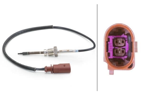Uitlaatgastemperatuursensor (Vóór DPF) past: AUDI A4 ALLROAD B8, A4 B8, A5, A6 ALLROAD C7, A6 C7, A7, A8 D4, Q5 3.0D 11.08-09.18