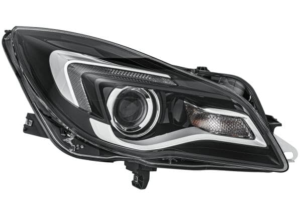 Koplamp Rechts (halogeen/LED, HIR2/LED/PY21W, elektrisch, met motor, met gloeilamp) past: OPEL INSIGNIA A, INSIGNIA A COUNTRY